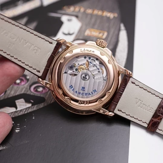 Blancpain Léman 2860-3642-53B – White Dial 18K Rose Gold