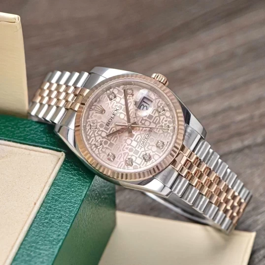 Rolex Oyster Perpetual Datejust 36mm – Ref. 116231 – Pink Computer Diamond Dial