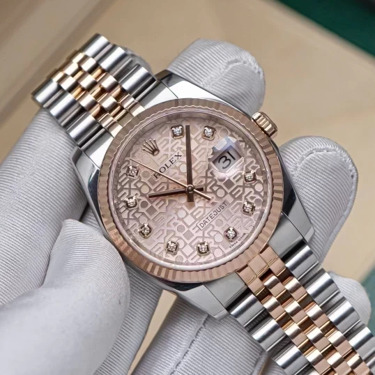Rolex Oyster Perpetual Datejust 36mm – Ref. 116231 – Pink Computer Diamond Dial