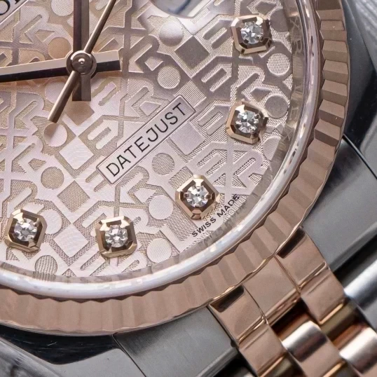 Rolex Oyster Perpetual Datejust 36mm – Ref. 116231 – Pink Computer Diamond Dial