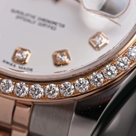 Rolex Oyster Perpetual Datejust 36mm 116231 Mặt số men trắng, Diamond Bezel