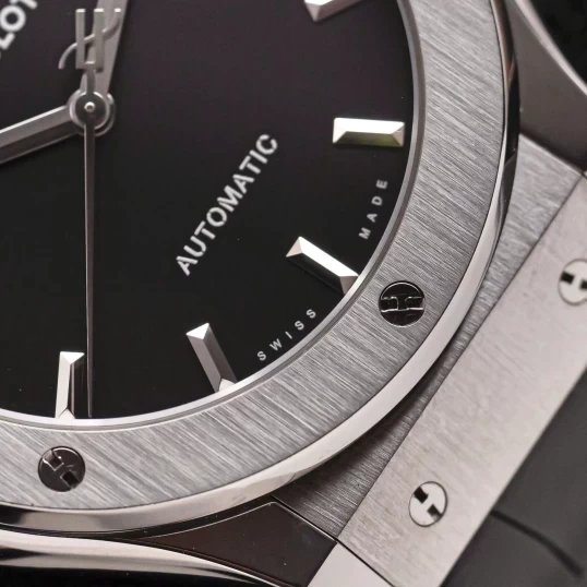 Hublot Classic Fusion Titanium 45mm 511.NX.1171.LR  Black Dial