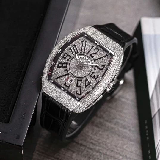 Franck Muller V41 Full Kim Cương Tự Nhiên Fullbox 2023