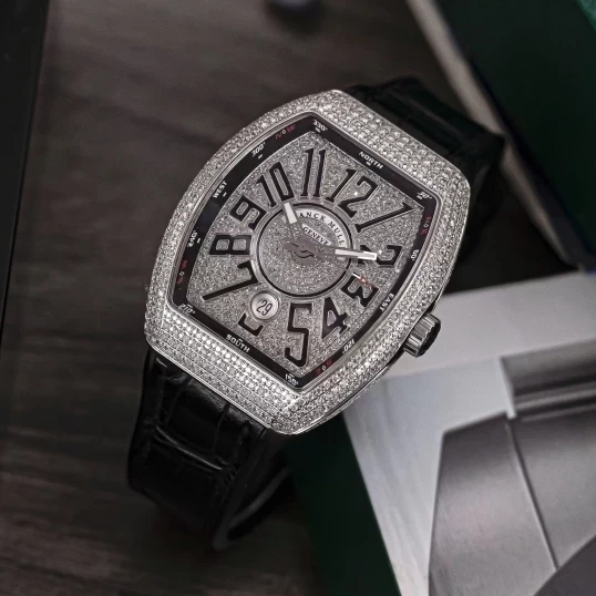 Franck Muller V41 Full Kim Cương Tự Nhiên Fullbox 2023