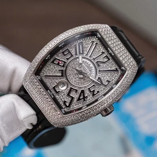 Franck Muller V41 Full Kim Cương Tự Nhiên Fullbox 2023