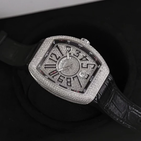 Franck Muller V41 Full Kim Cương Tự Nhiên Fullbox 2023