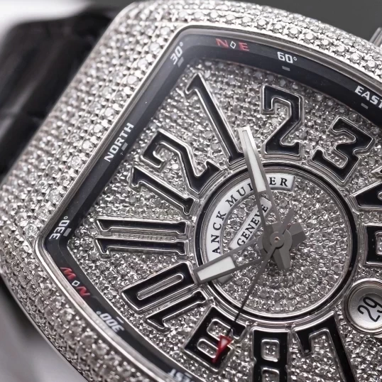 Franck Muller V41 Full Kim Cương Tự Nhiên Fullbox 2023