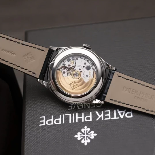 Patek Philippe Complications 38.5mm 5396G-011 Annual Calendar Moon Phases White Gold
