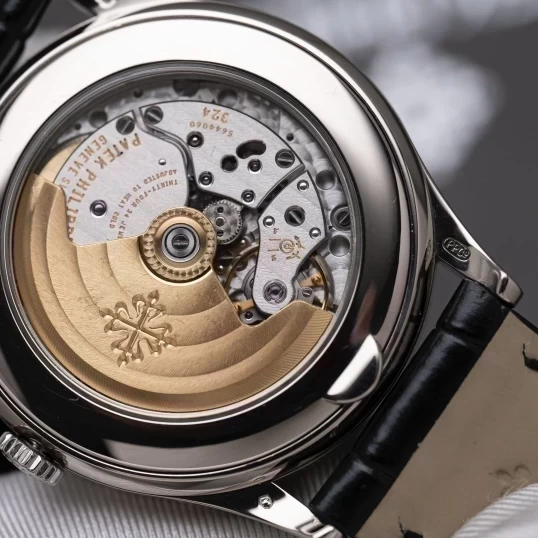Patek Philippe Complications 38.5mm 5396G-011 Annual Calendar Moon Phases White Gold