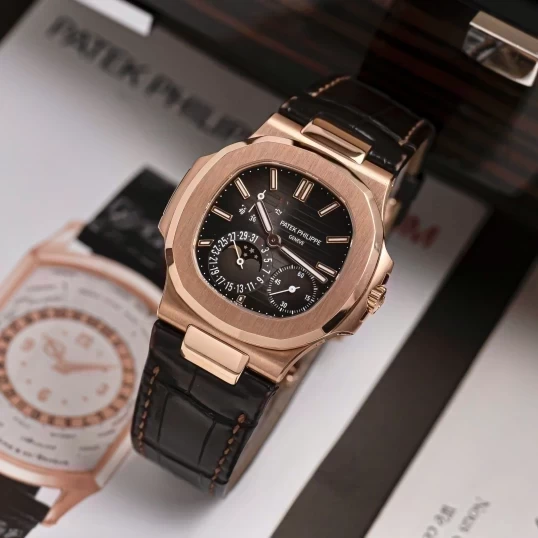 Patek Philippe Nautilus Moonphase Power Reserve 5712R-001 – 40mm Rose Gold