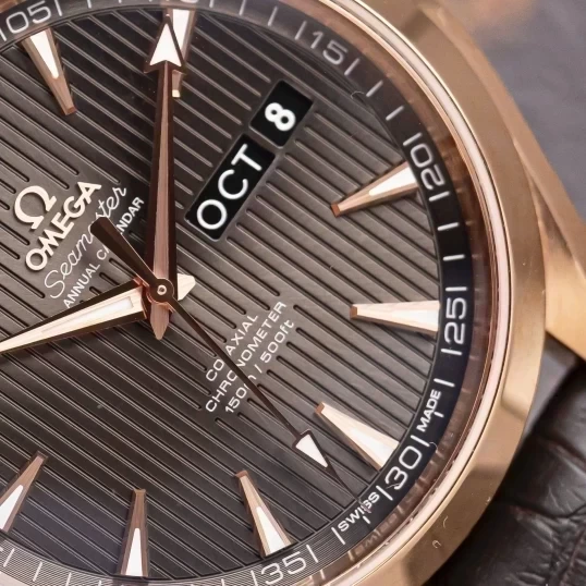 Omega Seamaster Aqua Terra 150M Co-Axial GMT 43mm 18K Red Gold – 231.53.43.22.06.003
