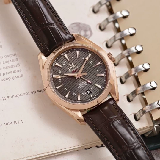 Omega Seamaster Aqua Terra 150M Co-Axial GMT 43mm Red Gold