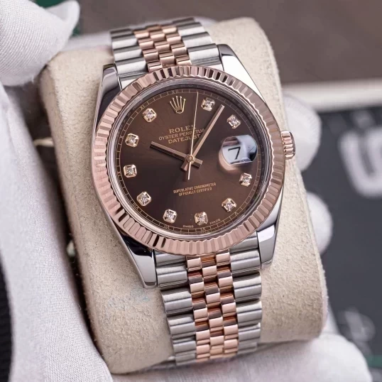 Rolex Oyster Perpetual Datejust 41mm Ref 126331-0004 Chocolate Dial