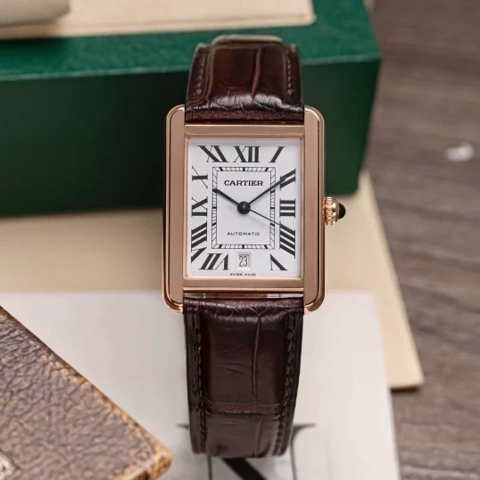 Cartier Tank Solo Large Model Quartz – Stainless Steel – Ref. W5200026