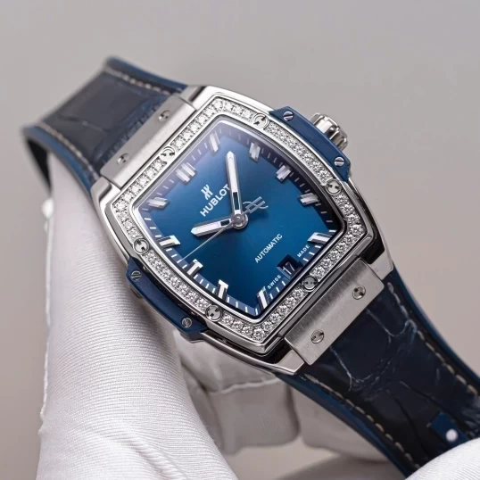Hublot Spirit of Big Bang 39mm Titanium Blue Diamond Bezel – Ref. 665.NX.7170.LR.1204