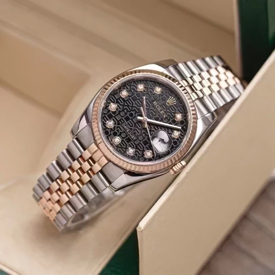 Rolex Oyster Perpetual Datejust 36mm ref 116231 Vi tính đen