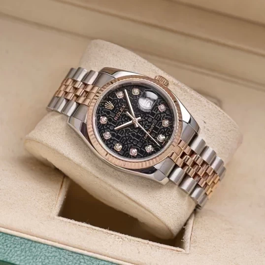 Rolex Oyster Perpetual Datejust 36mm ref 116231 Vi tính đen