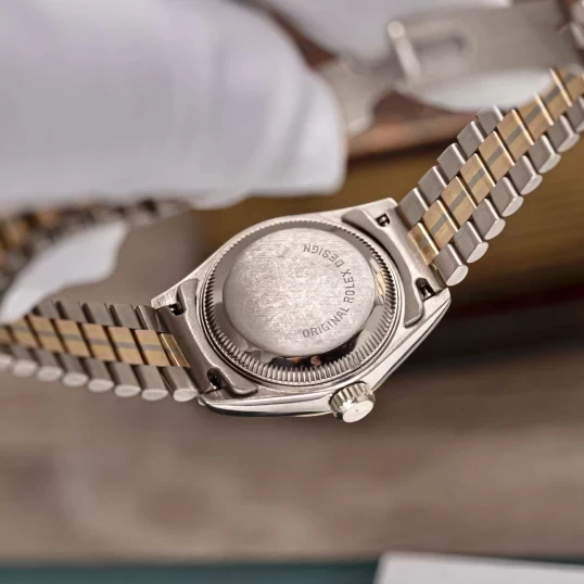 Rolex Lady-Datejust 26mm 69179 Tridor President – Mặt Vi Tính Vàng, Cọc Số Kim Cương