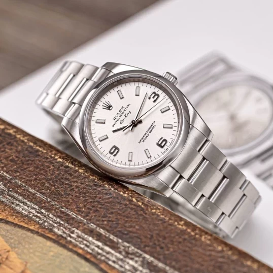 Rolex Oyster Perpetual Air King 114200-0024 Sliver Dial