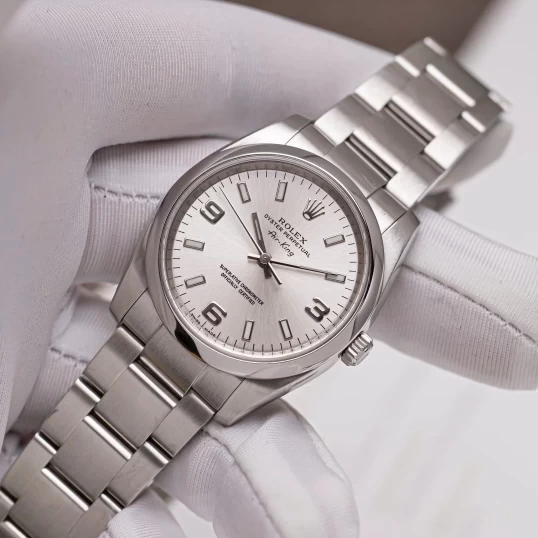 Rolex Oyster Perpetual Air King 114200-0024 Sliver Dial