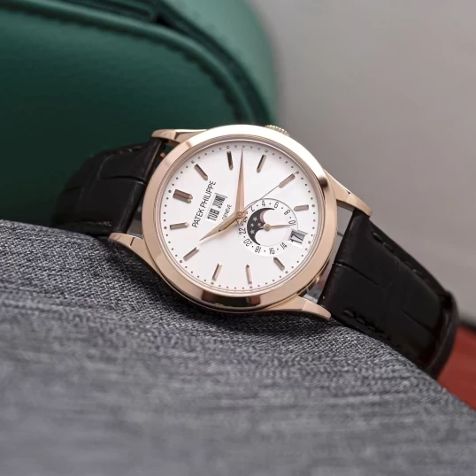 Patek Philippe Annual Calendar Moonphase 5396R-011 – Rose Gold, White Dial