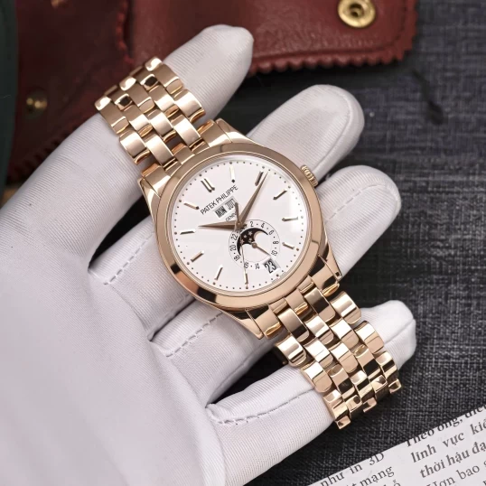 Patek Philippe Complications Annual Calendar Moonphase 5396/1R-010 – White Dial
