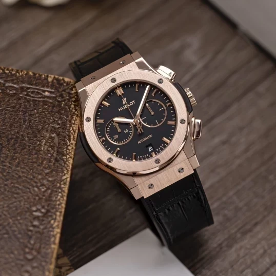 Hublot Class Fusion Chronograph King Gold 42mm 541.OX.1181.LR Black Dial