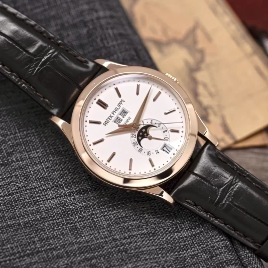 Patek Philippe Complications Annual Calendar Moonphase 5396R-011 – Rose Gold, White Dial