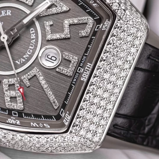 Franck Muller Vanguard V45 Steel – Custom Diamonds