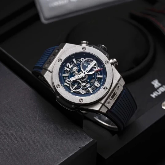 Hublot Big Bang Unico Titanium Blue 45mm Ref. 411.NX.5179.RX