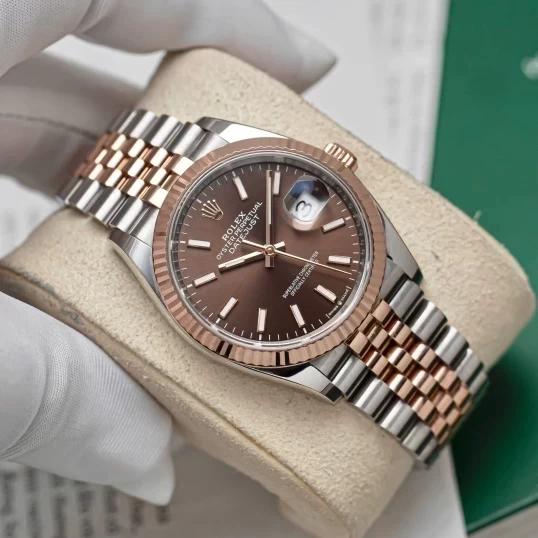 Rolex Oyster Perpetual Datejust 36mm 126231 Index Chocolate Dial