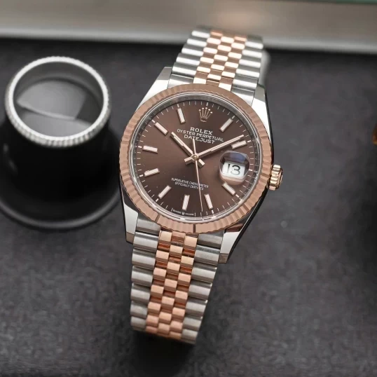 Rolex Oyster Perpetual Datejust 36mm 126231 Index Chocolate Dial