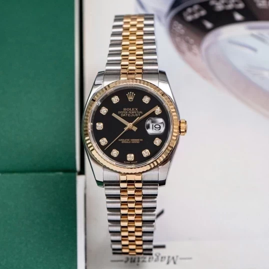 Rolex Oyster Perpetual Datejust 36mm 116233 Black Dial