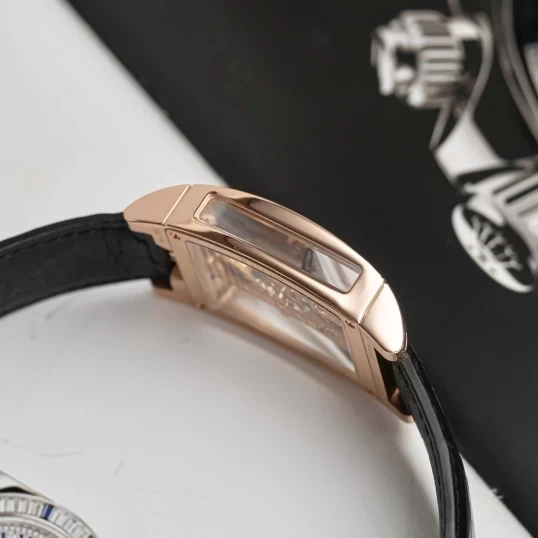 Corum Golden Bridge Classic Rose Gold Ruby Baguette