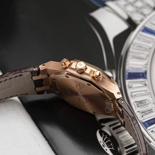 Audemars Piguet Royal Oak Chronograph 39mm Rose Gold Brown Dial Ref. 26022OR.OO.D098CR.02