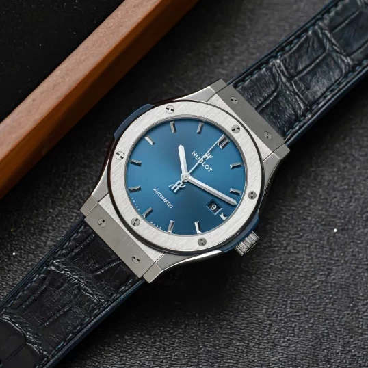 Hublot Classic Fusion Titanium 42mm Ref. 542.NX.7170.LR – Blue Dial