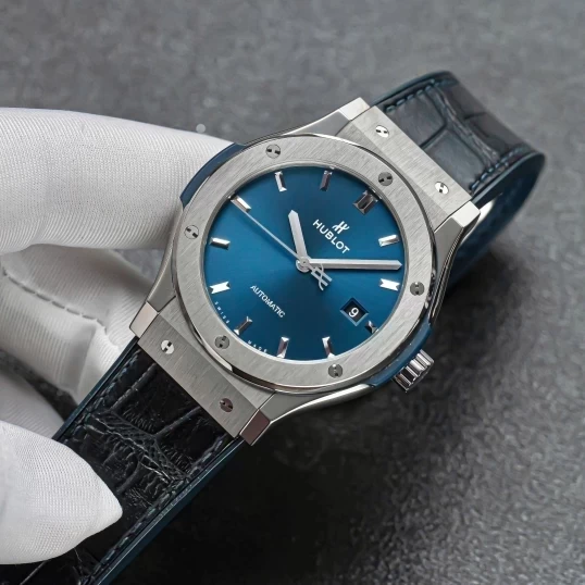 Hublot Classic Fusion Titanium 42mm Ref. 542.NX.7170.LR – Blue Dial