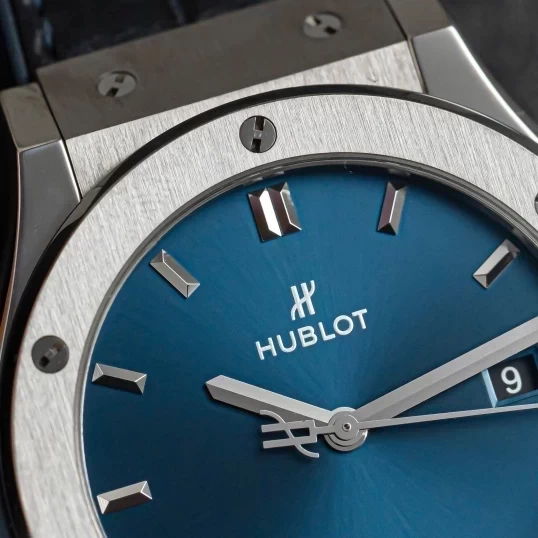 Hublot Classic Fusion Titanium 42mm Ref. 542.NX.7170.LR – Blue Dial