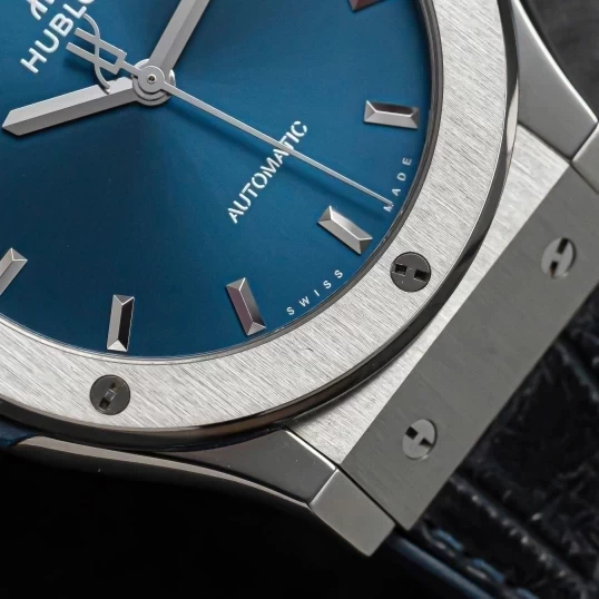 Hublot Classic Fusion Titanium 42mm Ref. 542.NX.7170.LR – Blue Dial