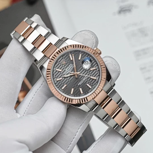 Rolex Oyster Perpetual Datejust 41mm Ref. 126301 Mặt số hoạ tiết gạch ( Brick Pattern Dial )