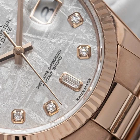 Rolex Oyster Perpetual Day-Date 36mm Mặt số thiên thạch - Ref 118235