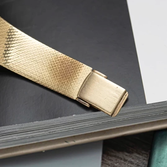 Rolex Cellini 3807 Tonneau Watches Index 18K Gold