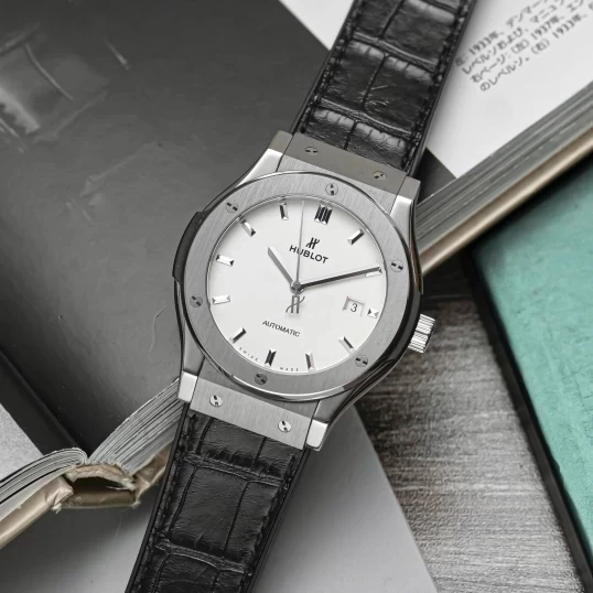 Hublot Classic Fusion Titanium 42mm Ref. 542.NX.2611.LR White Dial