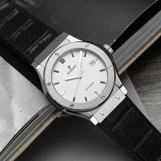 Hublot Classic Fusion Titanium 42mm Ref. 542.NX.2611.LR White Dial