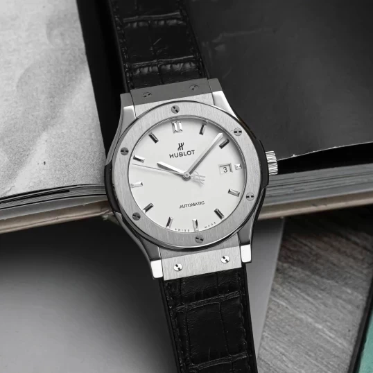 Hublot Classic Fusion Titanium 42mm Ref. 542.NX.2611.LR White Dial