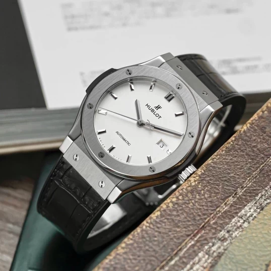 Hublot Classic Fusion Titanium 42mm Ref. 542.NX.2611.LR White Dial