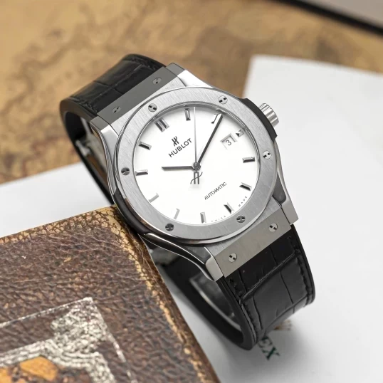 Hublot Classic Fusion Titanium 42mm Ref. 542.NX.2611.LR White Dial