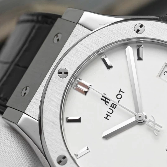 Hublot Classic Fusion Titanium 42mm Ref. 542.NX.2611.LR White Dial