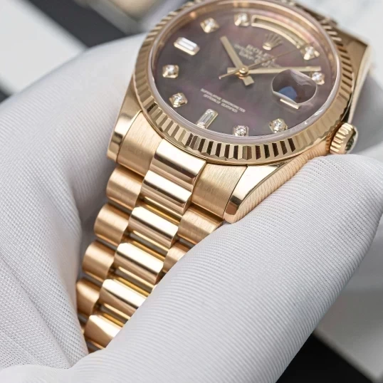 Rolex Day-Date 36mm Ref. 118238 - Mặt số khảm trai tím