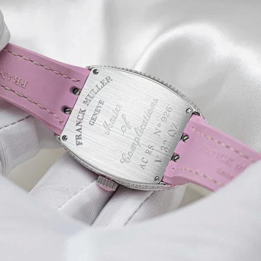 Franck Muller Vanguard V32 Full Diamonds Pink
